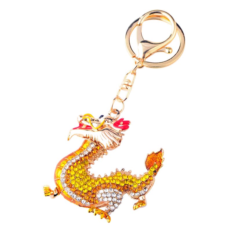 Combo 02 móc khóa hongkong con rồng