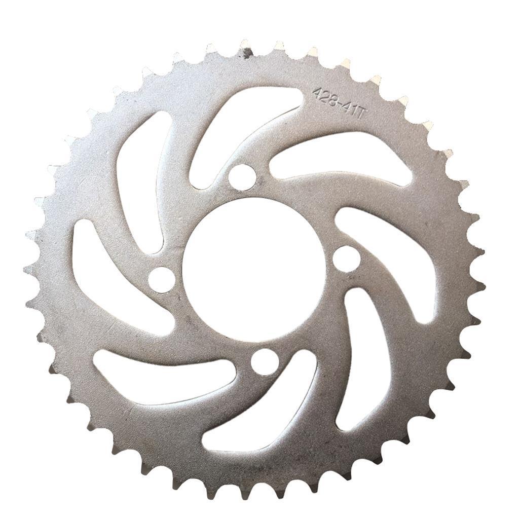 41  428 Chain Rear Sprocket Back Chain Cog 125cc  ATV Dirt Bike