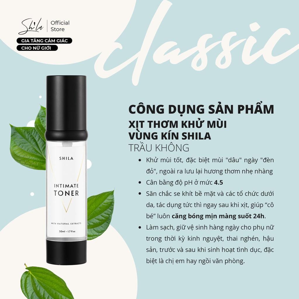 Xịt se khít vùng kín Shila hương trầu không 50ml (Shila Intimate Toner)