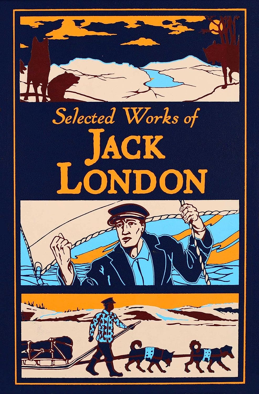 Artbook - Sách Tiếng Anh - Selected Works of Jack London (Leather-bound Classics)