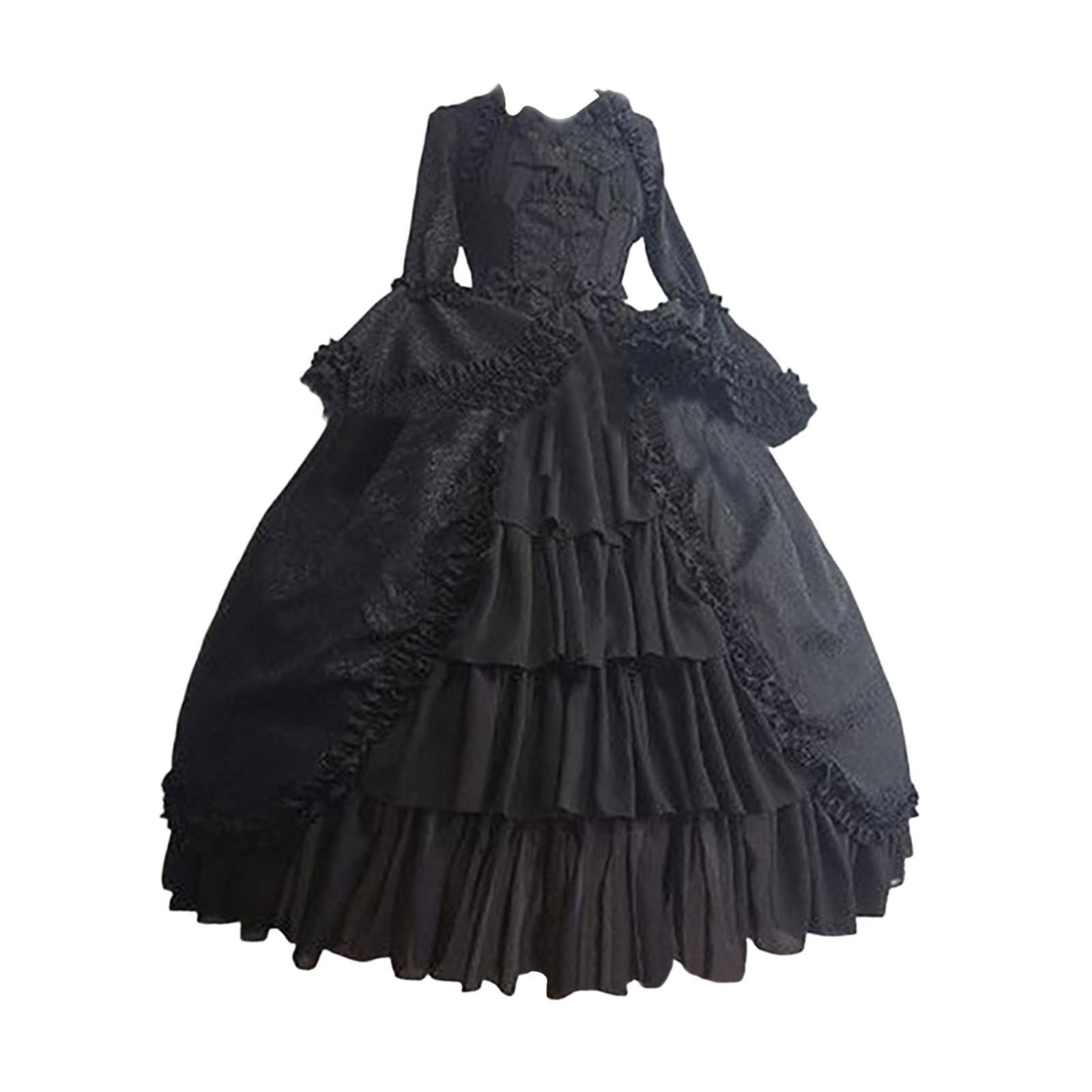 Lady Ball Dress Gothic Dress Halloween Costume Fancy Dress Costume for Masquerade Ball