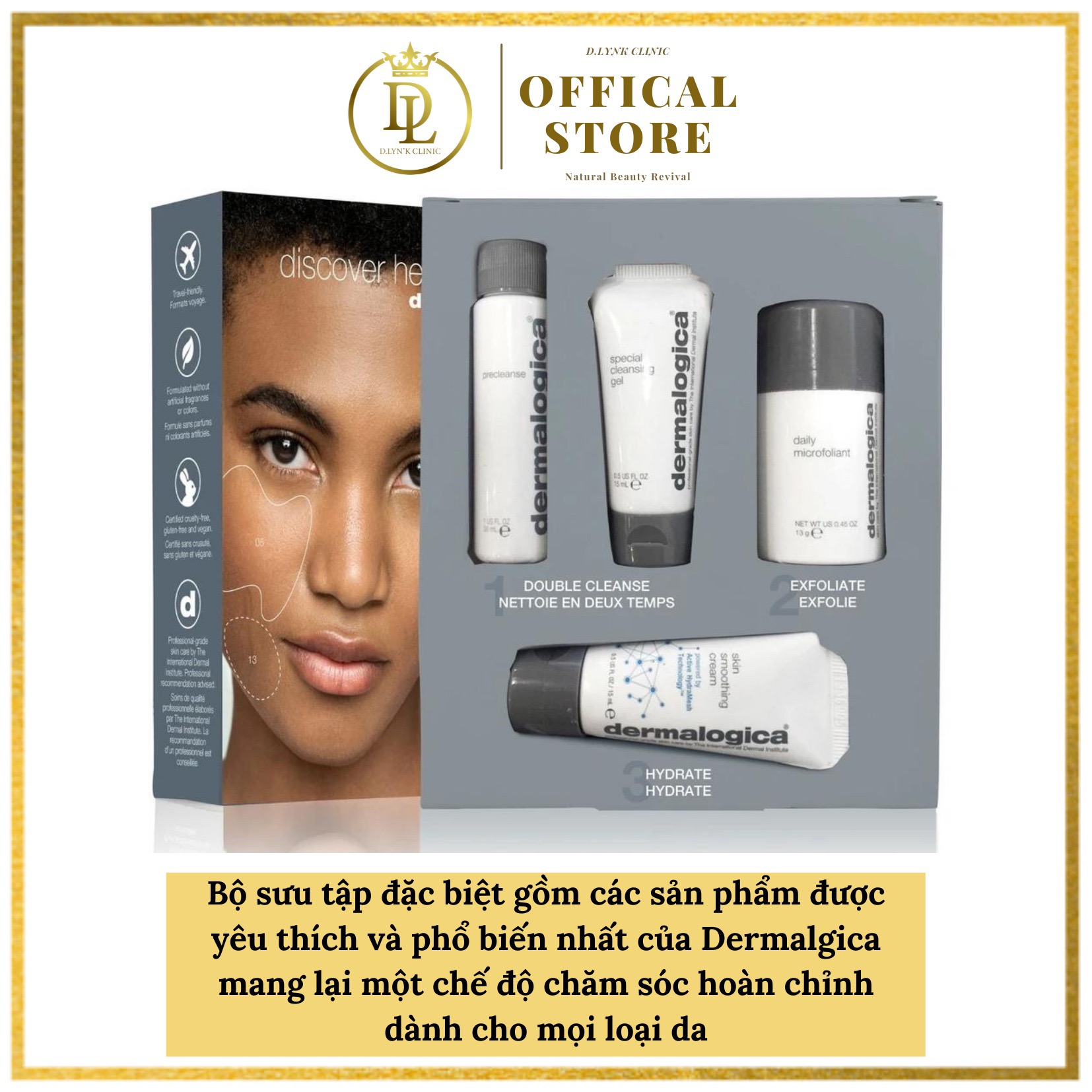 Bộ 4 sản phẩm bảo vệ sức khoẻ làn da dành cho mọi loại da