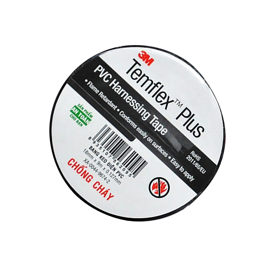 Băng keo điện PVC Temflex Plus 3M 1518