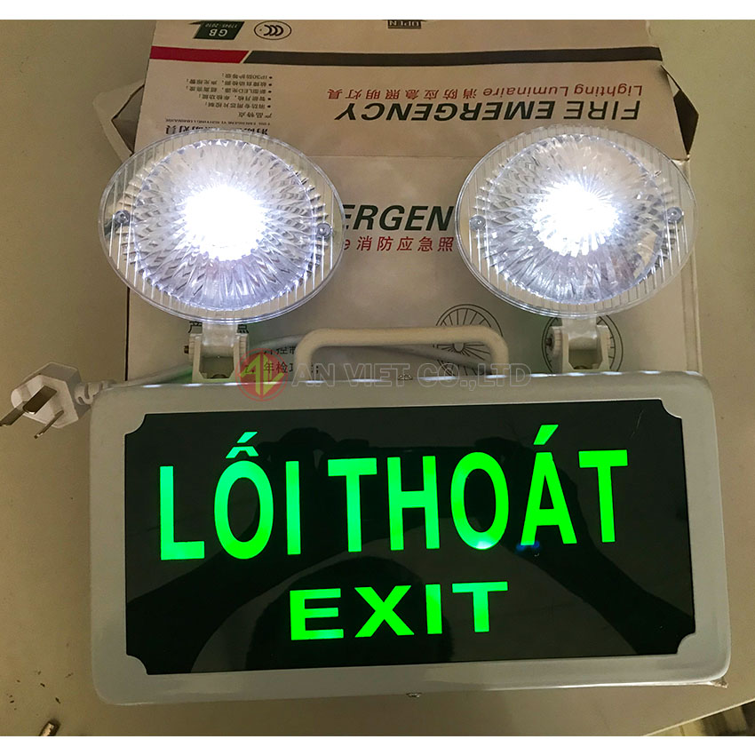 ĐÈN SỰ CỐ KẾT HỢP EXIT LED - KHẨN CẤP EMERGENCY - THOÁT HIỂM