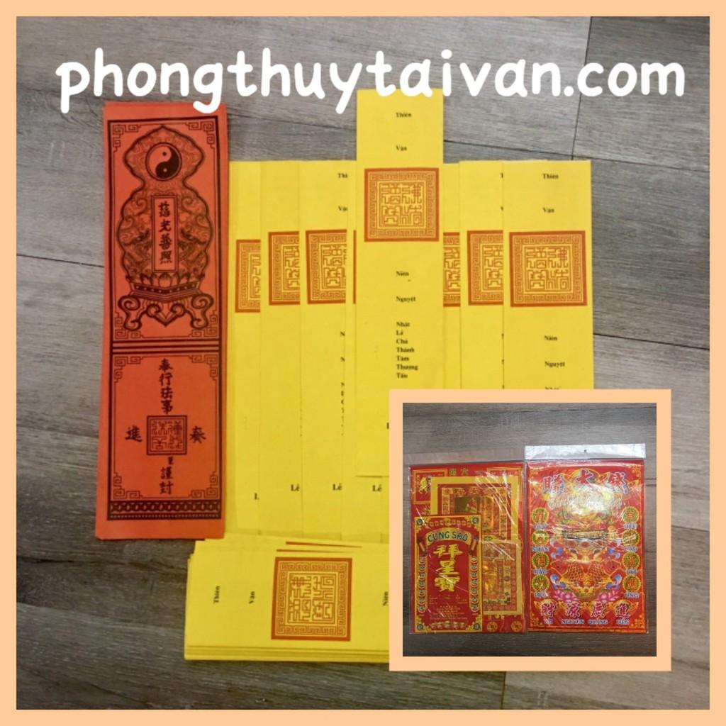 Giấy cúng SAO Cửu Diệu Tinh Quân