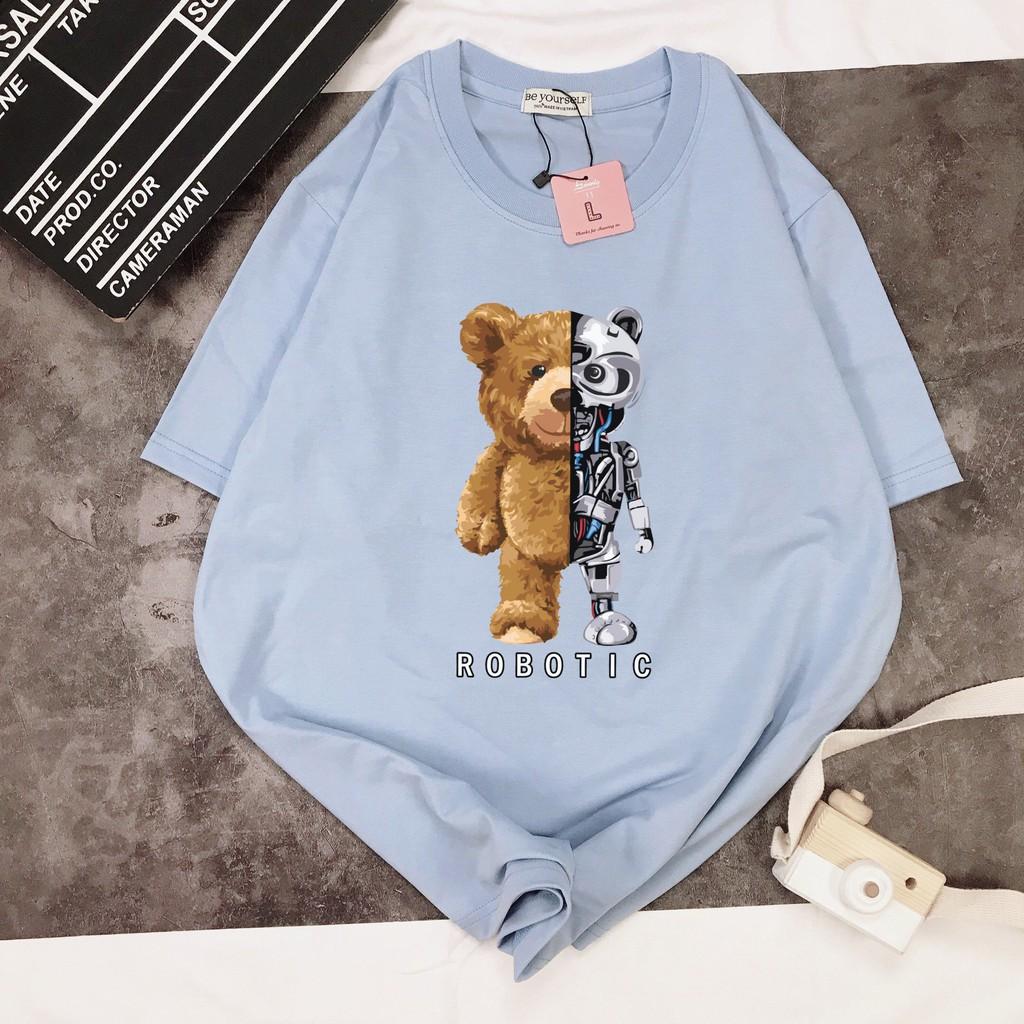 - Áo thun tay ngắn Be Yourself unisex size M L XL - GẤU ROBOT