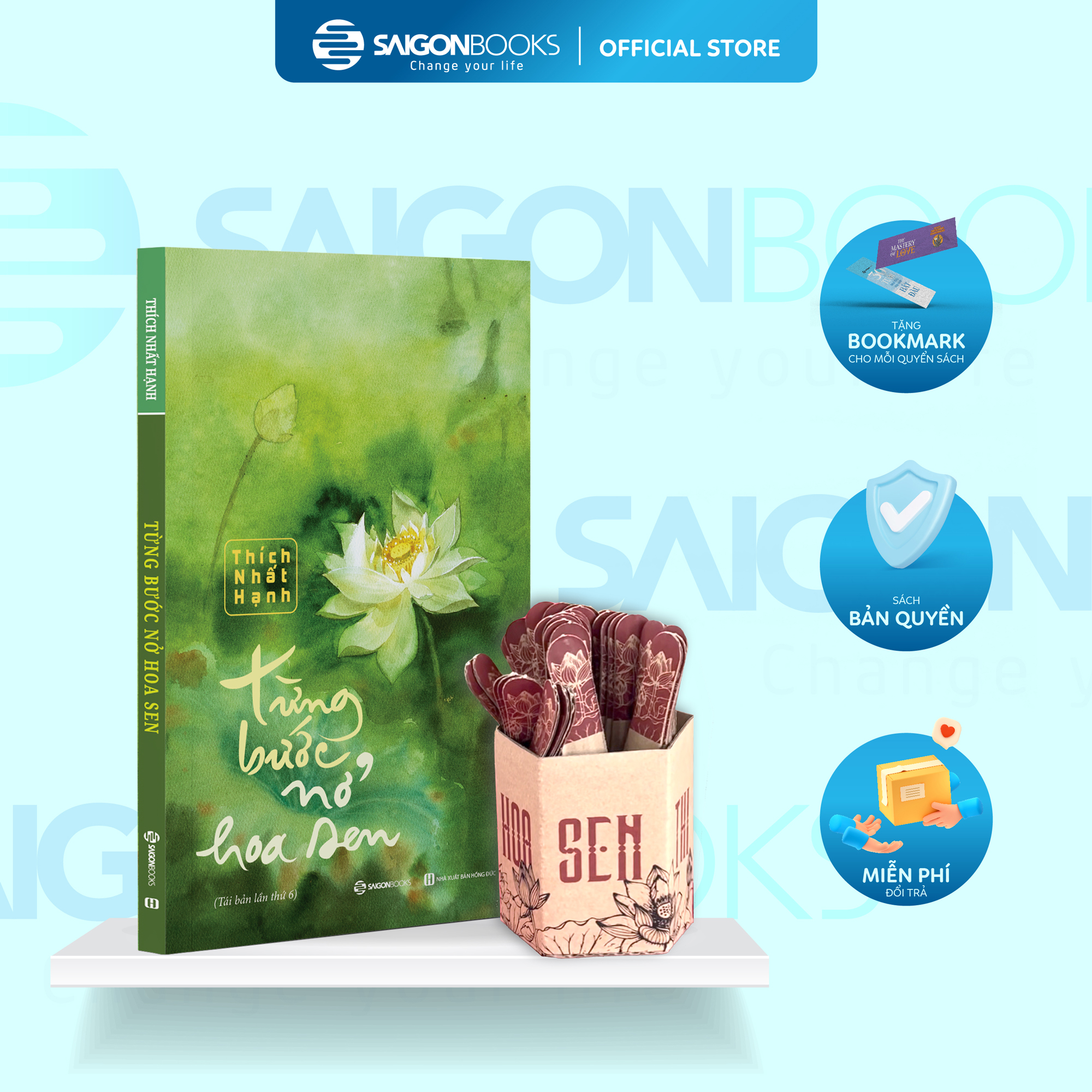 SÁCH - Từng bước nở hoa sen, Hoa sen thi kệ (Bộ)