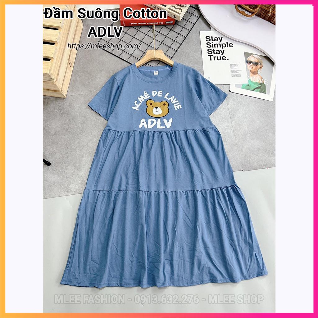 Đầm bầu suông cotton dáng dài, váy xuông đuôi cá co giãn 4 chiều, MLEE SHOP