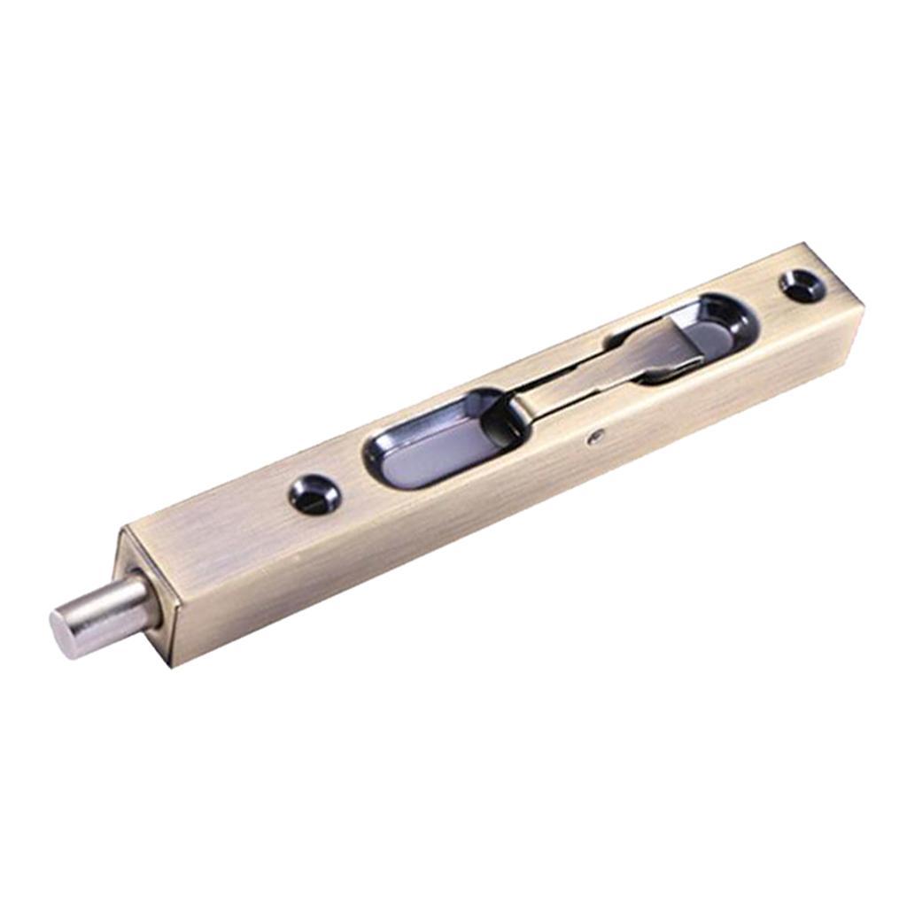 2x 6'' Security Door Latch Bolt Home Door Bolt Slide Bolt Lock for Locking