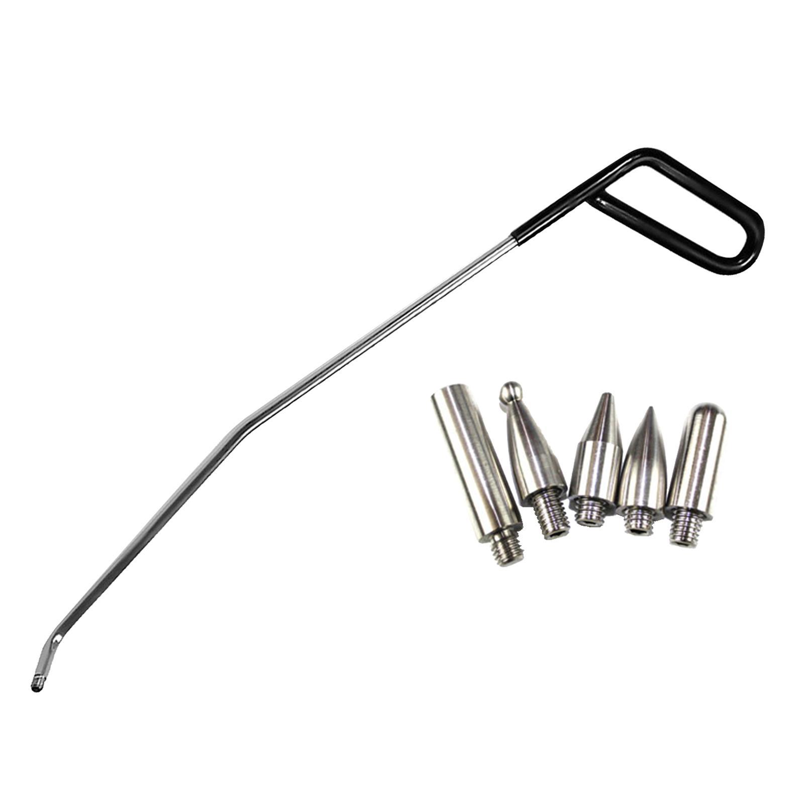 6 Pieces Repair Rod Kit Paintless Puller for Auto Body Door Dings