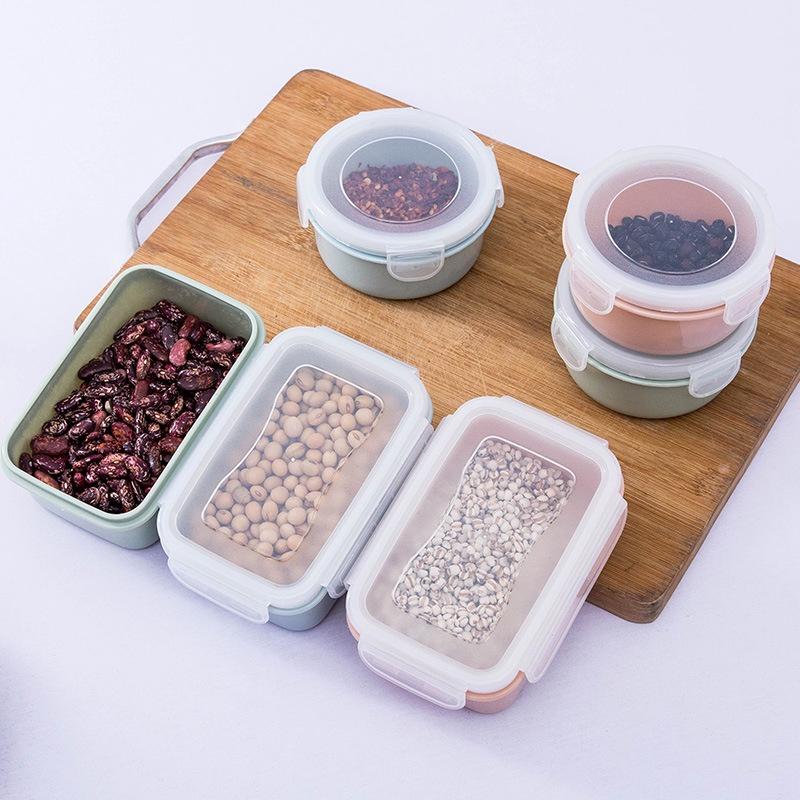 Hộp Nhựa Đựng Thức Ăn Để Tủ Lạnh, Hộp Đựng Thực Phẩm Khoá Chân Không - Hộp Cơm Văn Phòng - Bảo Quản Thực Phẩm