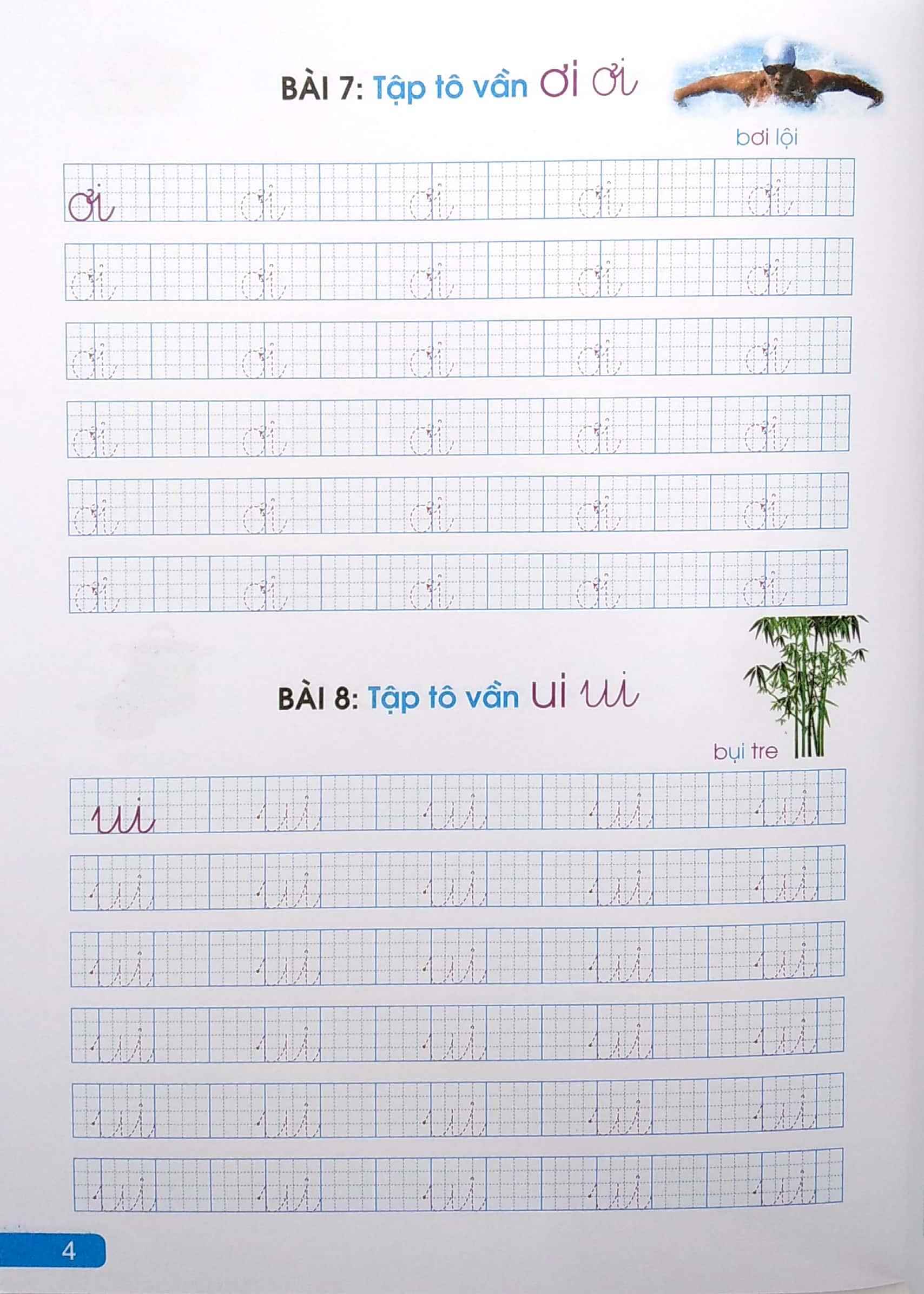 Bước Đầu Học Viết - Tập Tô Vần
