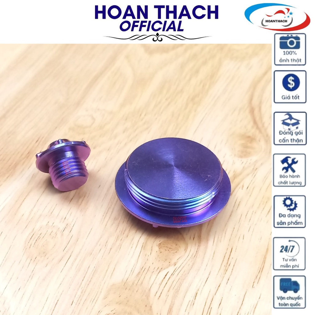 Bộ Ốc Mâm Lửa Gr5 Titan Tím dùng cho dòng xe máy SP001154