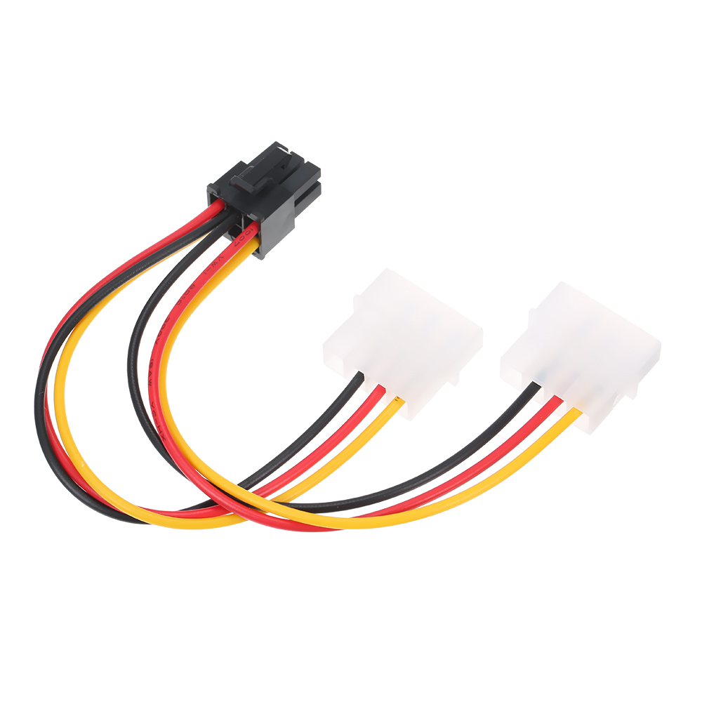 Dây Cáp Cấp Nguồn Màn Hình 4 Pin Molex Đến 6 Pin PCI-Express PCIe