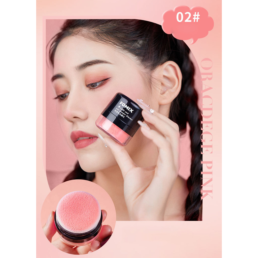 Phấn má hồng Fomix Light and Soft Blusher mỏng mịn tự nhiên 50g