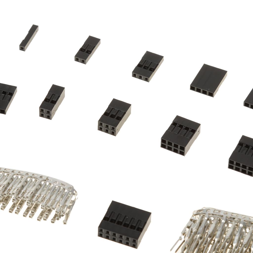 620 Pcs 40 Pin 2.54mm Pitch Single Row Pin Headers Dupont Connector