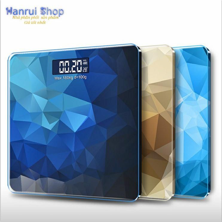 Cân điện tử sức khỏe và đo nhiệt độ môi trường cao cấp Blue Diamond - ShopToro - AsiaMart