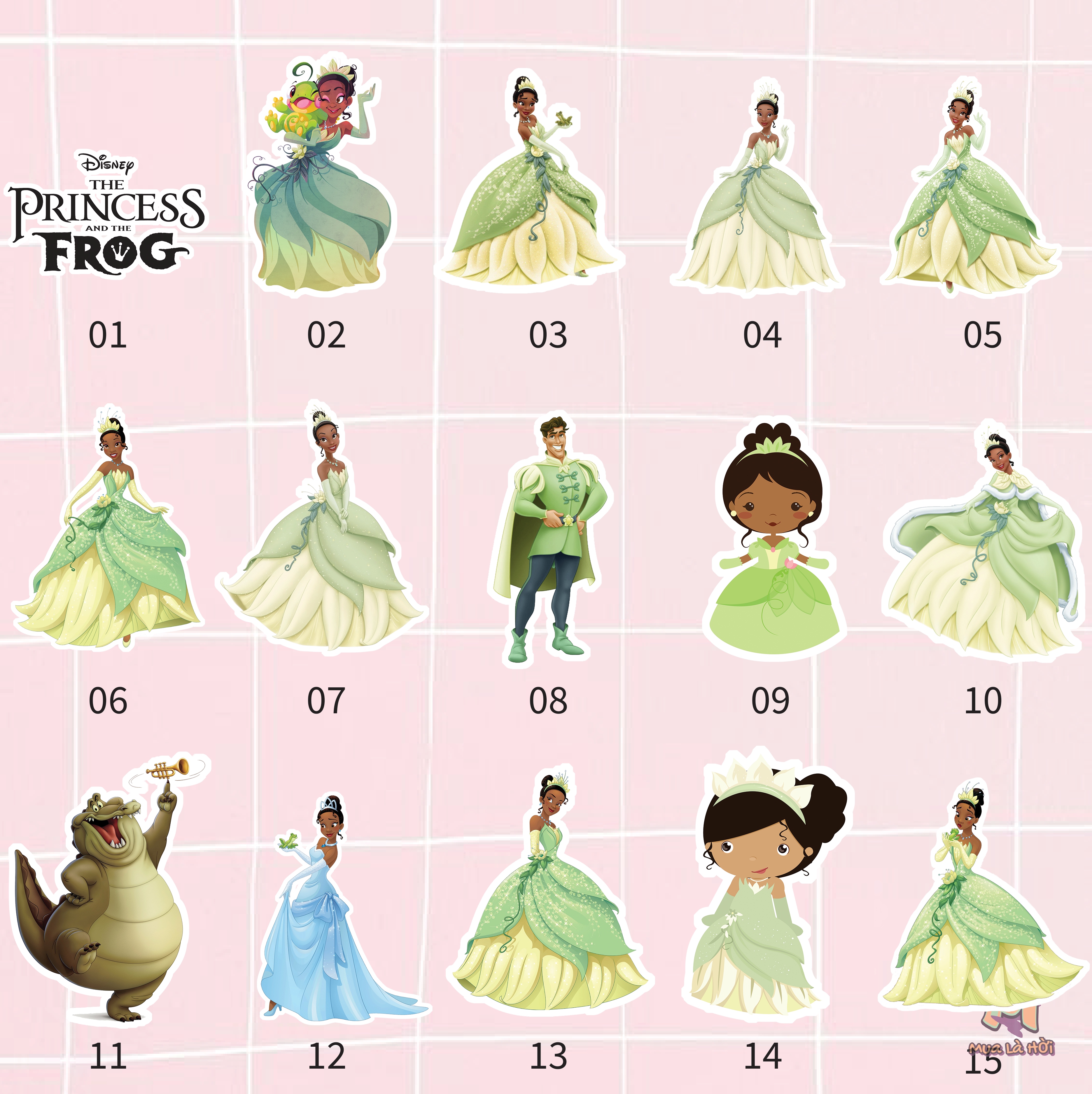 Túi Tote in hình chủ đề The Princess and The Frog (Hoàng tử ếch)