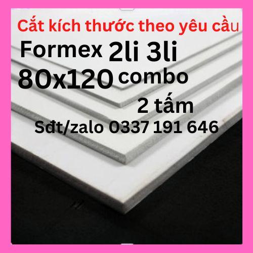 Combo 2 tấm Bìa mô hình 80cmx120cm - 2mm 3mm