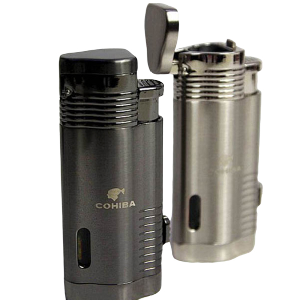 Vỏ Hột Quẹt Bật Lửa Khò 3 Tia Kèm Đục COB-360 Thiết Kế Nhỏ Gọn Tiện Lợi Lửa Khò Mạnh Mẽ - Dùng Gas Cao Cấp (KHÔNG XĂNG KHÔNG GAS)