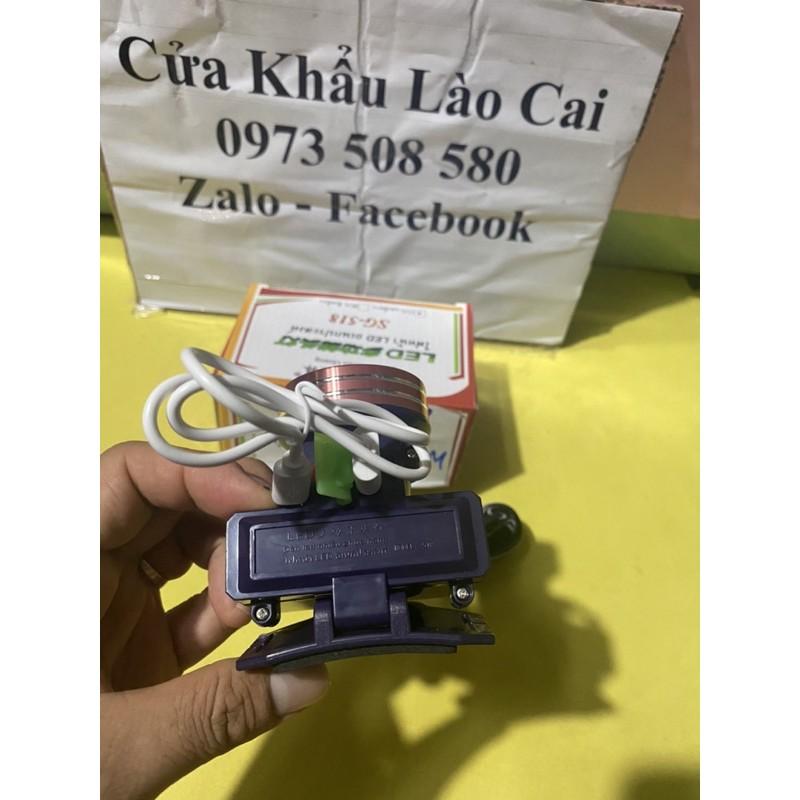 Đèn pin đeo đầu SG5-18 pin cực lâu- kèm sạc dự phòng