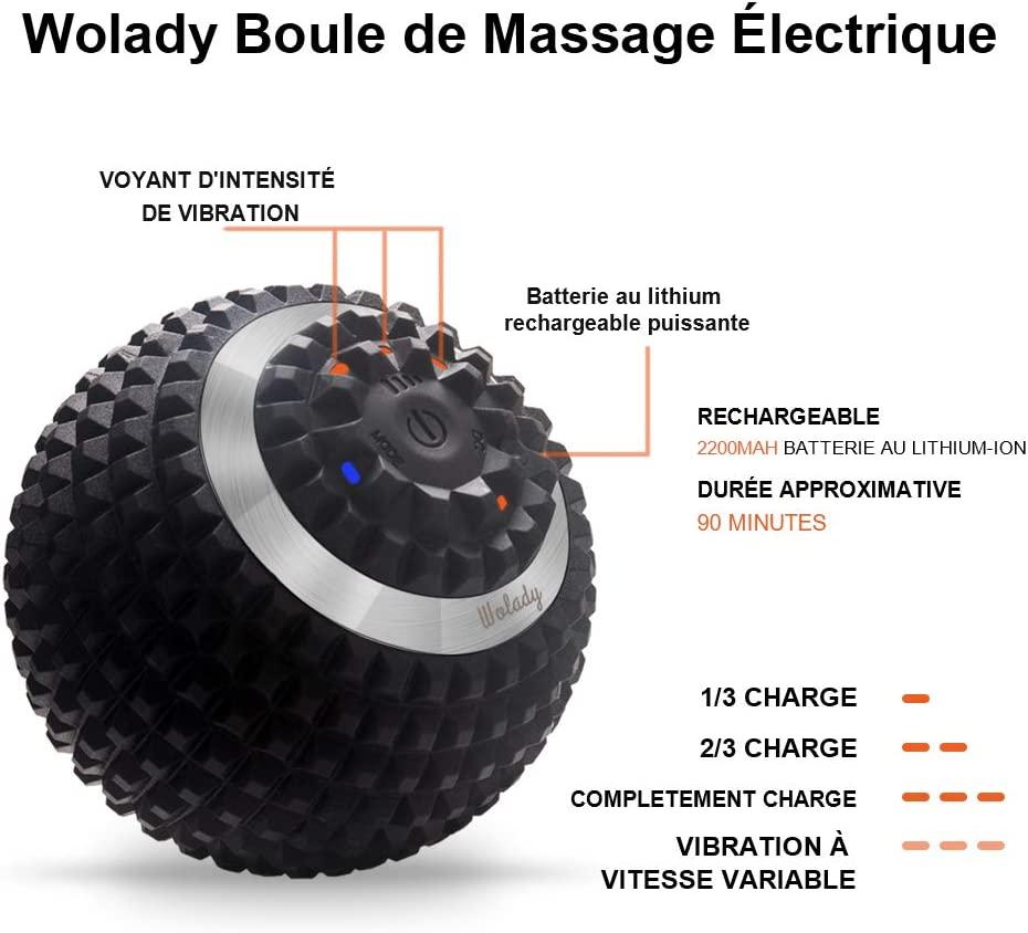 Bóng Massage Điện Rung Bóng Mát Xa Mô Cơ Sâu Bóng Lưng Bàn Chân Yoga Thể Dục 4 Chế Độ Có Thể Sạc Lại Kích Thích Cơ Giảm Đau Giảm Giải Phóng Cơ