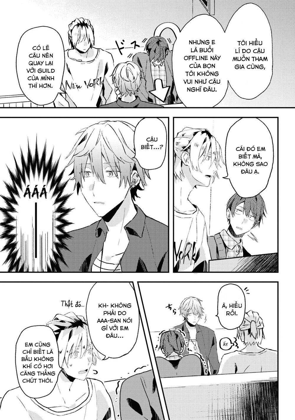 đồng đội game online, té là ngài sếp khó tính chapter 10 3