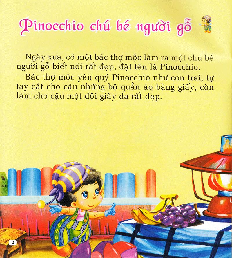 Sách Chuyện Kể Hằng Đêm - Pinocchio Chú Bé Người Gỗ (Tái Bản)