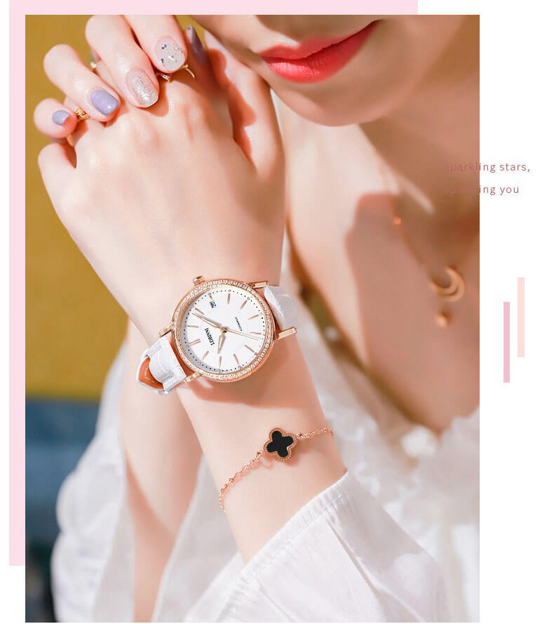 Đồng hồ nữ chính hãng LOBINNI L026-21 Chống Nước ,chống xước ,kính sapphire, bảo hành 24 tháng Thời Trang Cho Nữ thiết kế đơn giản trẻ trung và sang trọng