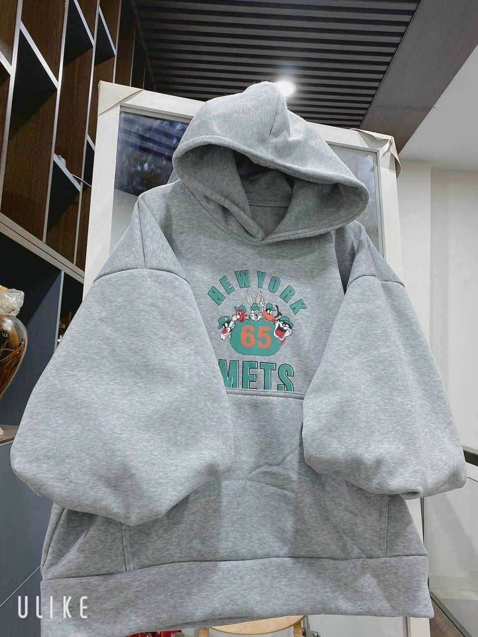 Áo Hoodie Nam, Nữ. Áo Khoác Hoodie Vải Nỉ Ngoại Họa Tiết Chữ Unisex