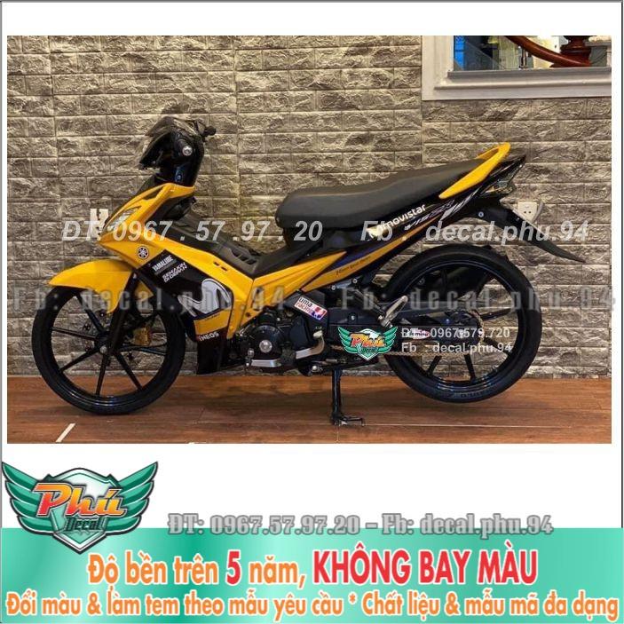Tem rời Exciter 2006-2010 Movistar vàng đen