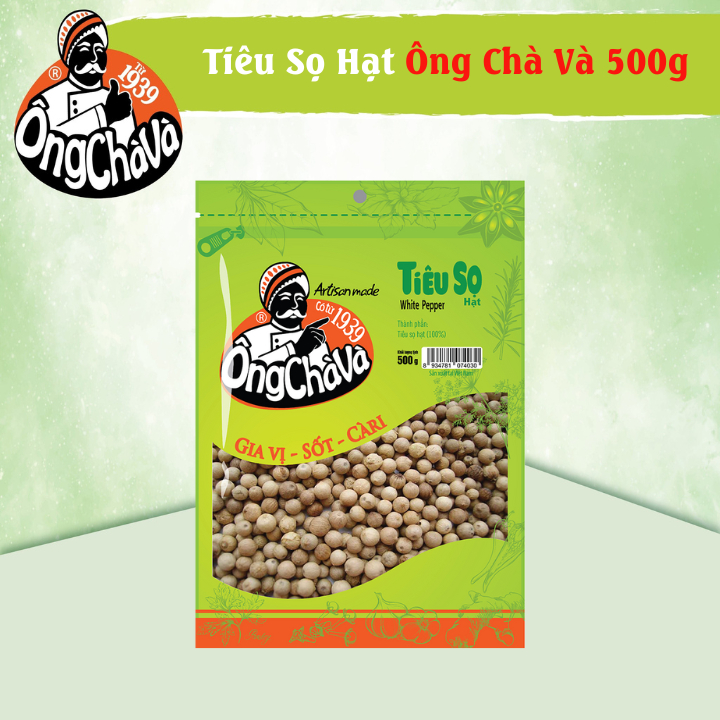 Tiêu Sọ Hạt Ông Chà Và 500g (White Pepper)