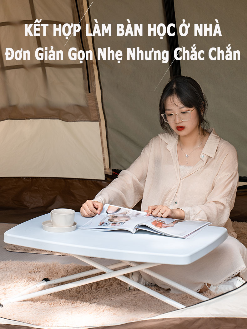 Bàn Học Tập Làm Việc Gập Gọn; Bàn Ăn; Cắm Trại Dã Ngoại Gấp Gọn; Bàn Ngoài Trời Di Động; Bàn Nâng Hạ Tiệc Nướng