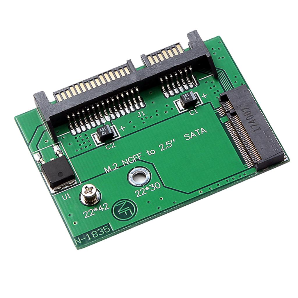 M.2 NGFF SSD Solid State Drive to 2.5'' SATA 3.0 Adapter Converter Card