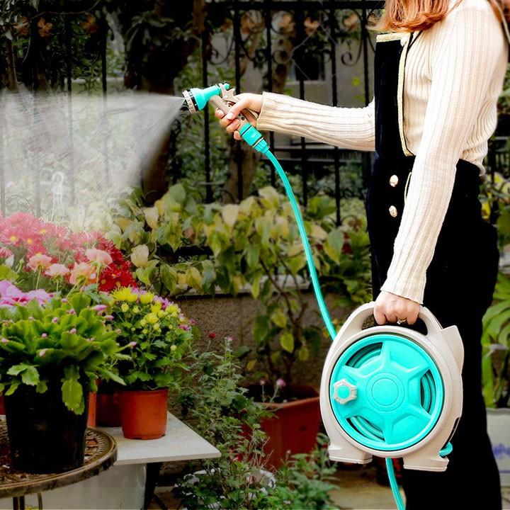 Bộ Dây Và Vòi Phun Xịt Tăng Áp Rửa Xe, Làm Vườn Tưới Cây R-2049 - Tiện ích