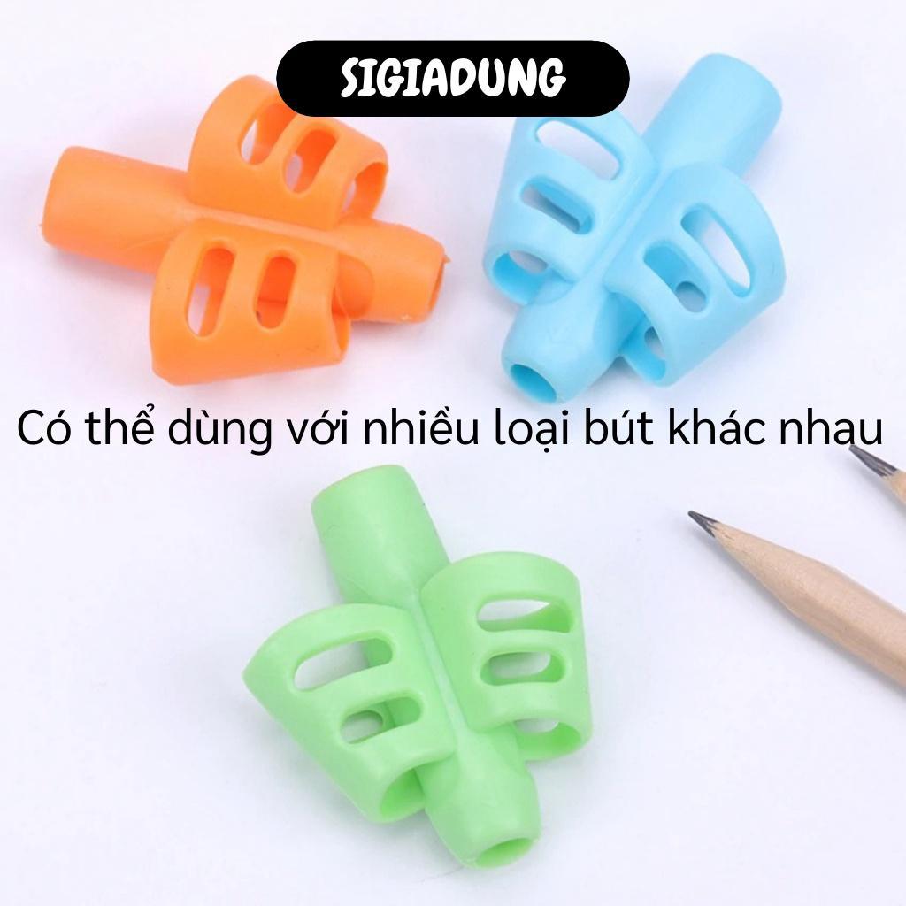 Đệm Bút Tập Viết - Hộp 3 Dụng Cụ Xỏ Ngón Cầm Bút Silicone Chỉnh Tư Thế Đúng 7947