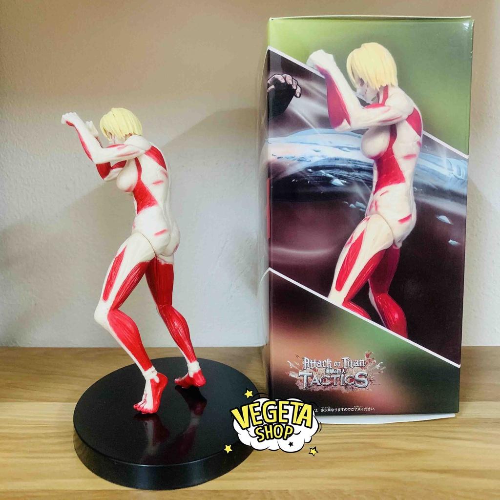 Mô hình Attack On Titan - Annie Leonhart - Titan hình nữ Female Titan - Titan nữ nhân - Fullbox 16cm - Đại chiến titan