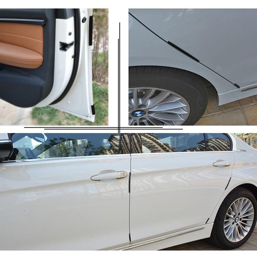 Bộ 8 Miếng Dán Bảo Vệ Tay Nắm Cửa Xe Hơi Bằng Cao Su Mềm Trong Suốt Chống Trầy Xước