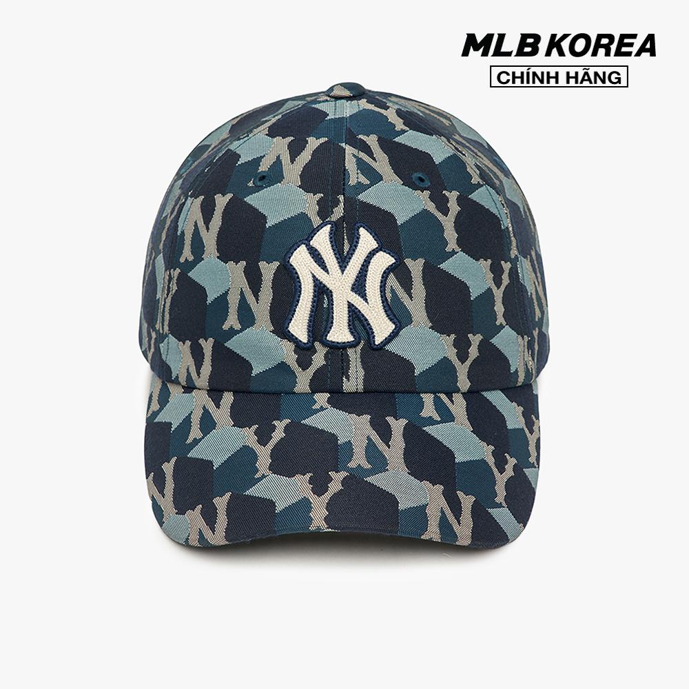 MLB - Nón bóng chày unisex Cube Monogram Curved 3ACPM212N