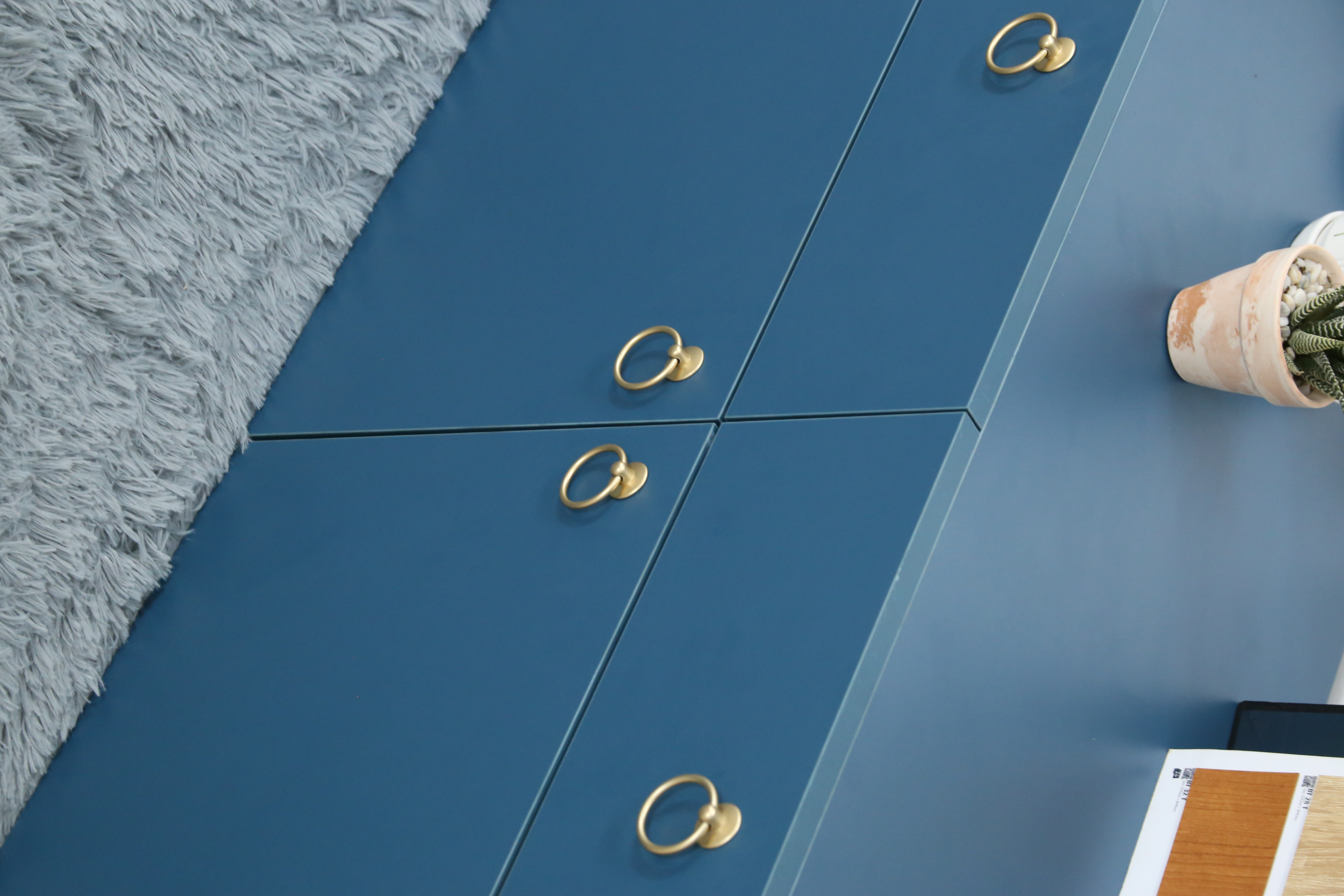 WESLEY, Kệ Tivi 4 ngăn kéo - 4 cửa mở, 200cm x 40cm x 50cm    , KTV_003