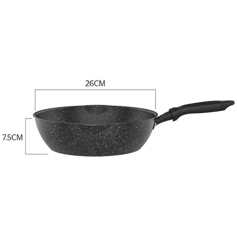 Chảo sâu miệng rót đáy từ Sunhouse SHS26MRD - 26cm - Dùng trên mọi loại bếp - Hàng chính hãng