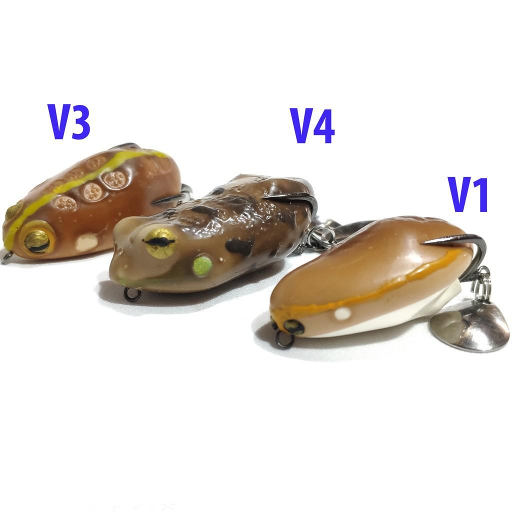 Mồi Giả Nhái Hơi Frog Toon V1 V2 V3 V4 Chuyên câu lure cá lóc siêu nhạy - docauduli ( đại hạ giá )