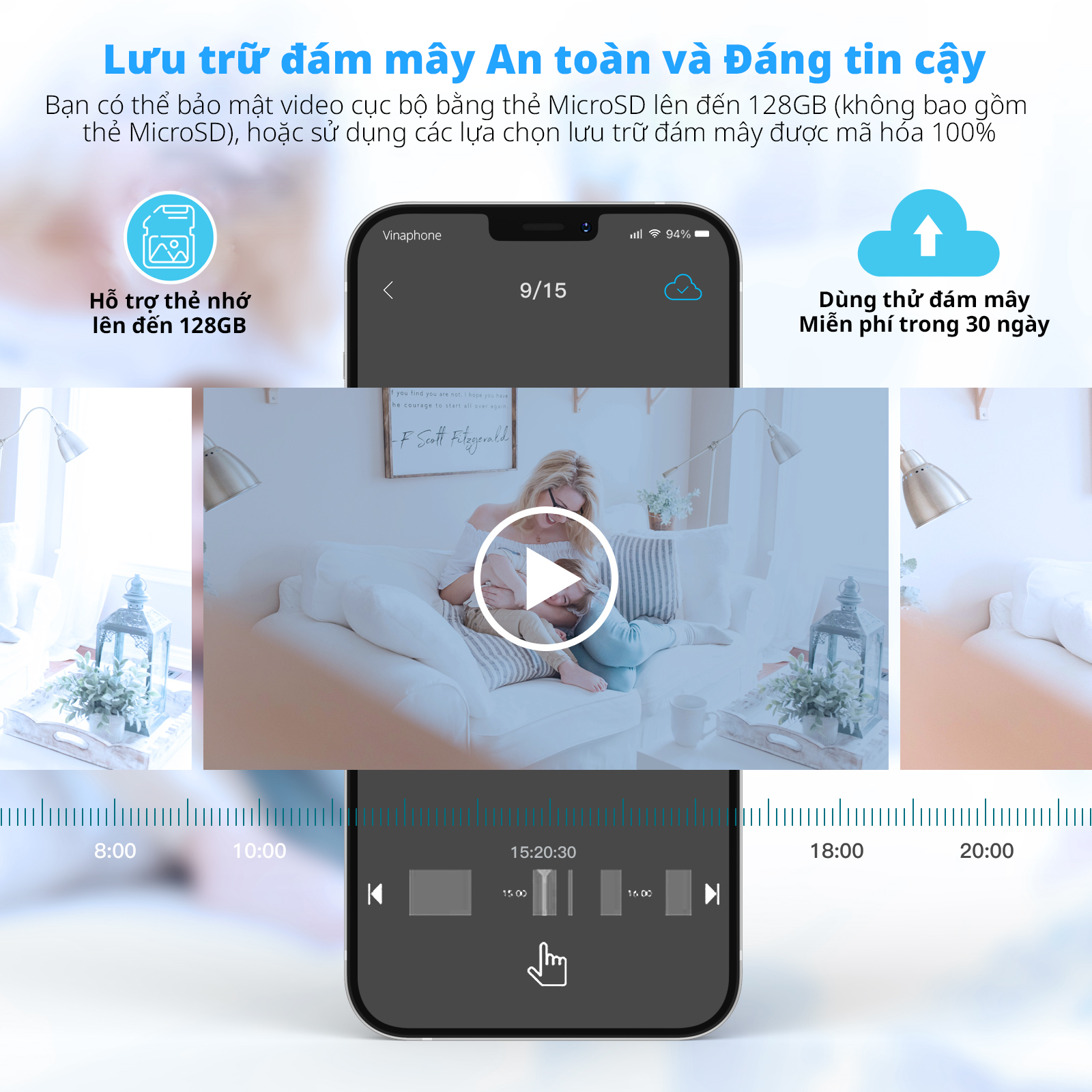 (Giao hoả tốc 2h) Camera Wifi IPC360 Bullet 2 ống kính, ống kính trên xoay ngang 360 độ, thu phóng 10 lần (hàng chính hãng)