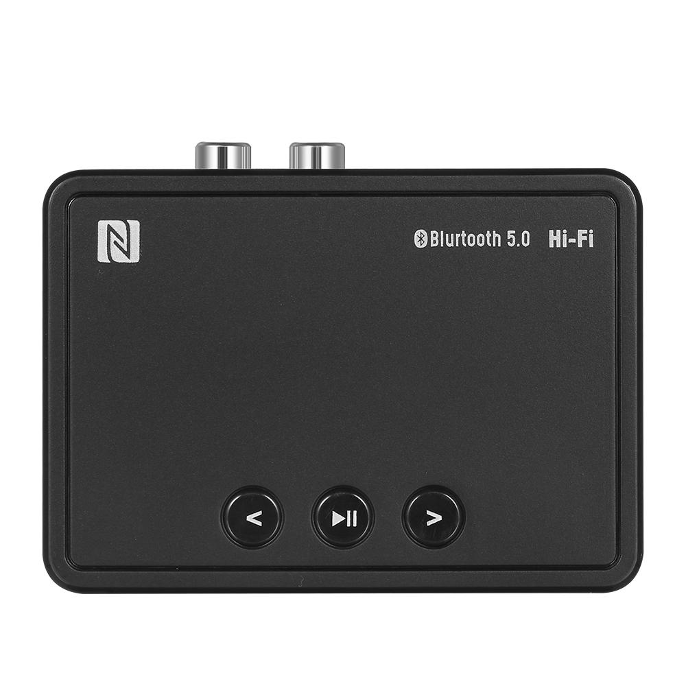M10 BT5.0 Adapter Multifunctional BT Audio Receiver 15m Transmission Support NFC Connection with USB RCA AUX Ports