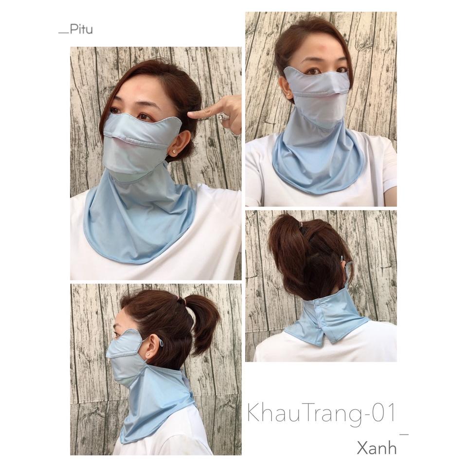 Khâu Trang đi nắng chống tia UV UFP 50+ - Unisex Nam Nữ đều thích hợp KT01