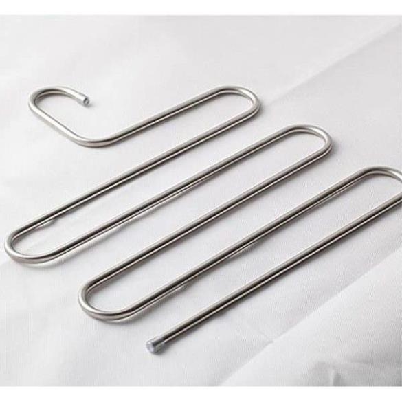 Móc inox treo quần áo và khăn 5 tầng - Móc treo đồ đa năng, tiện ích