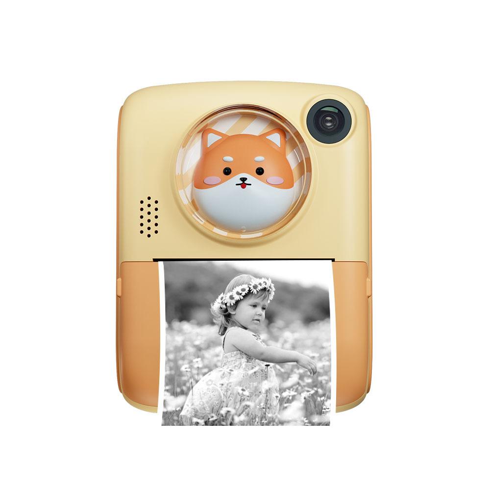 Phong cách mới nhất dành cho trẻ em mới in Polaroid máy ảnh hoạt hình kỹ thuật số độ nét cao hẹn giờ chụp ảnh ống kính kép chơi máy ảnh
