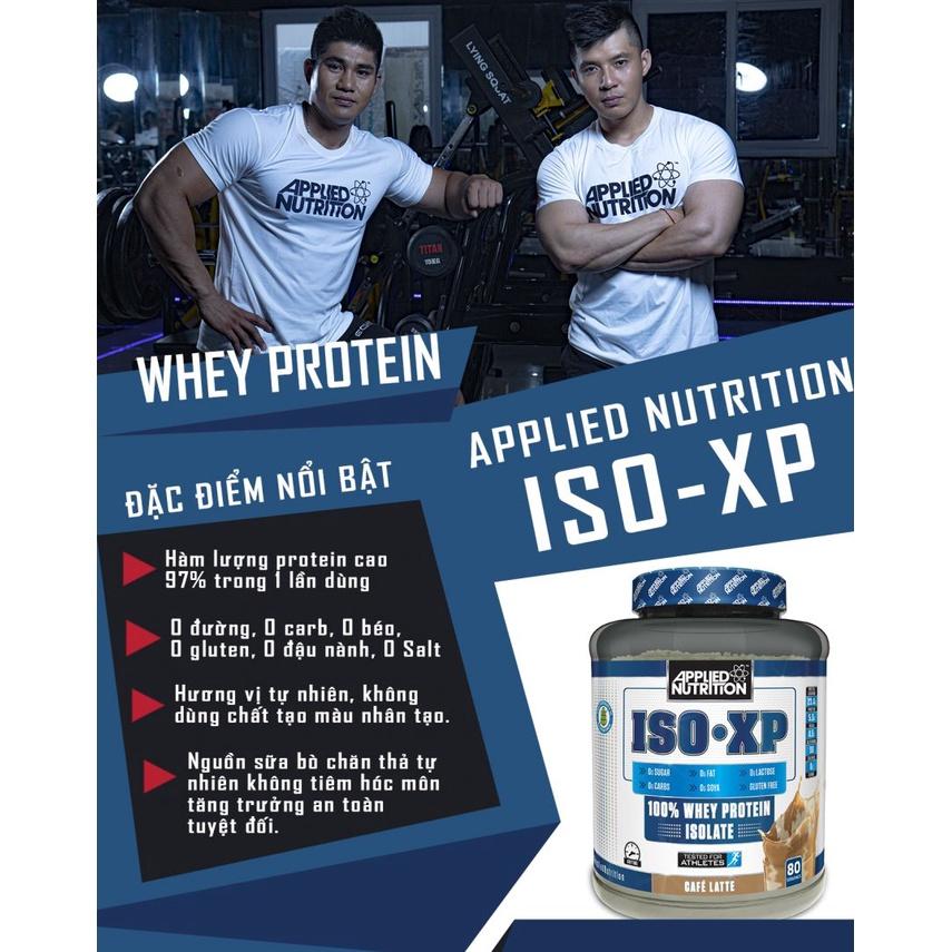 Applied Nutrition Iso Xp 100% Whey isolate Protein Tinh Khiết Cao, Sữa Tăng Cơ Cho Người Tập Thể Hình 4Lbs (1,8kg)