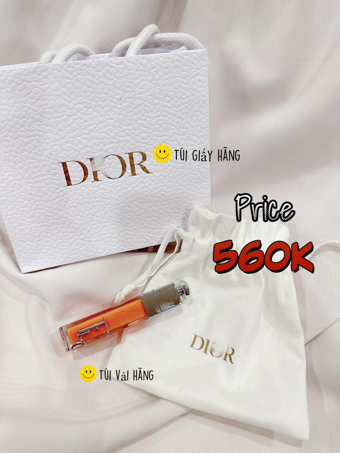 Set Túi Son Dưỡng Dior Collagen Addict Lip Maximizer 004 Coral