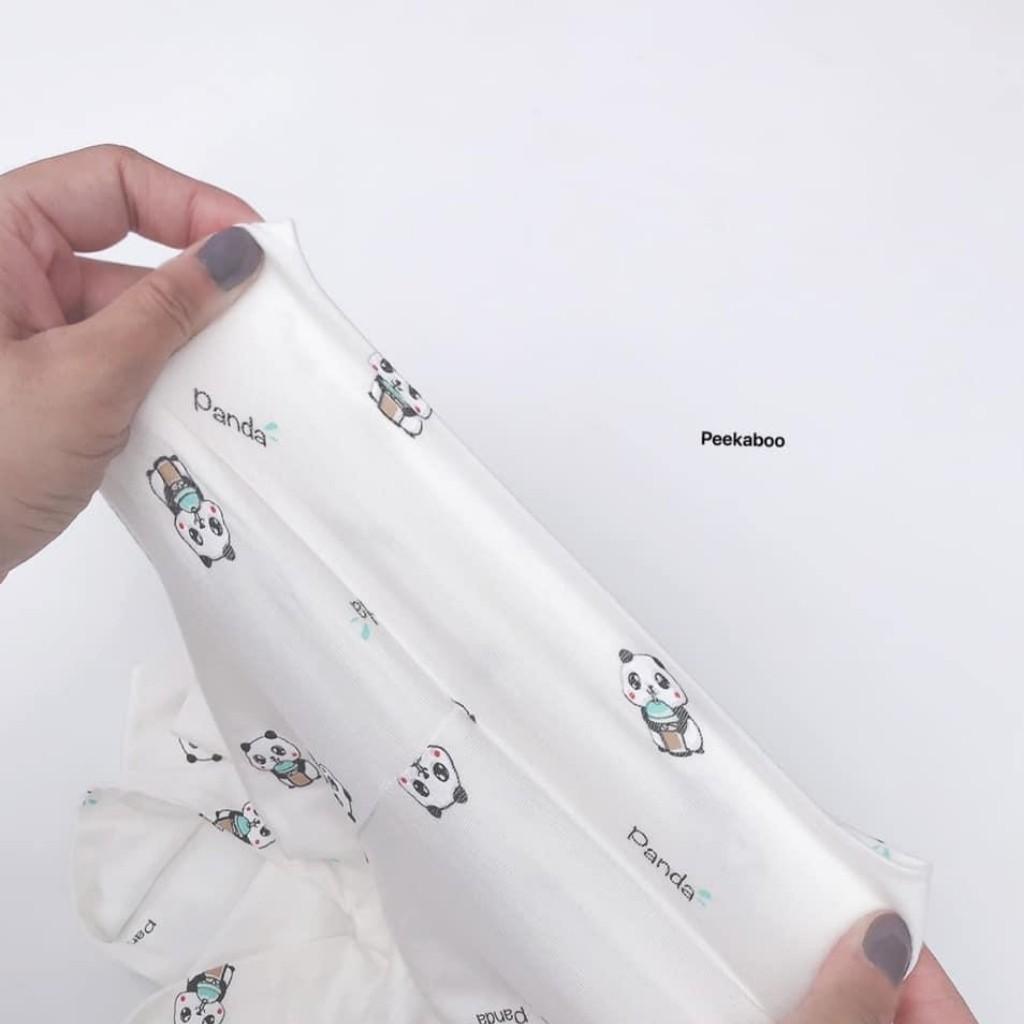 Bộ Thu Đông Dài Tay Cho Bé Bộ Thun Lạnh Dài Tay Peekaboo Cho Bé Trai Bé Gái với họa tiết Gấu siêu Kute
